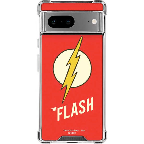 DC Comics The Flash Classic Emblem Google Pixel 8 Clear Case